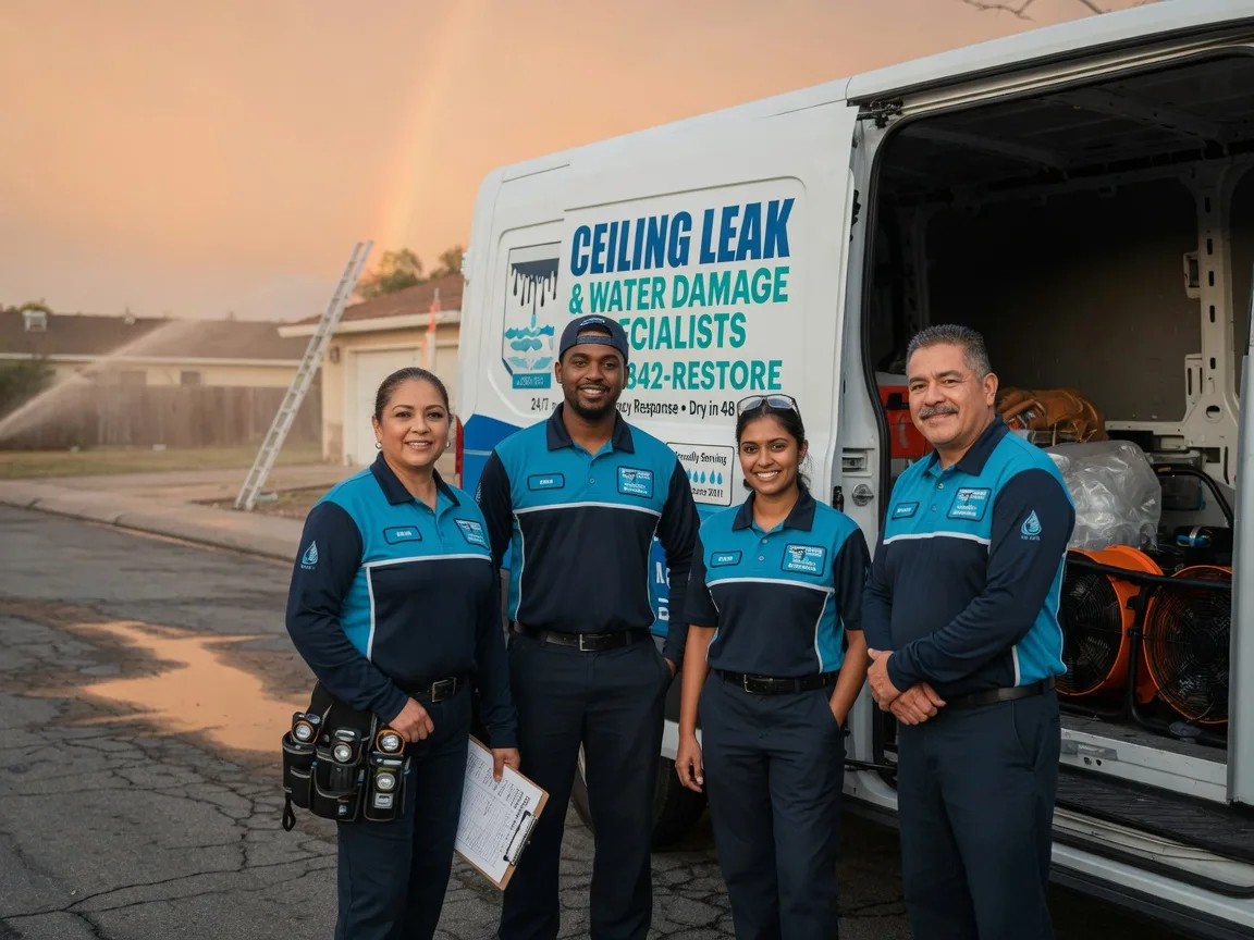 Ceiling Leak Cleanup company in Edward, NC